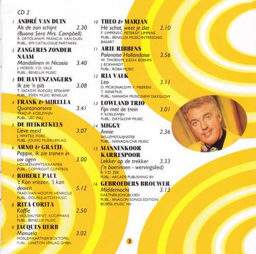 Chiel Montagne Presenteert Mooi Was Die Tijd... : CD2 Back